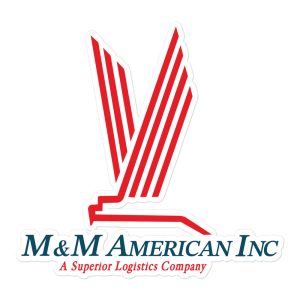 M&M Logo Bubble-Free Stickers