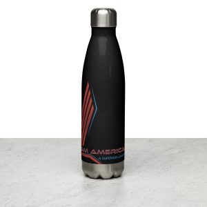 M&M Alt. Logo Stainless Steel Water Bottle